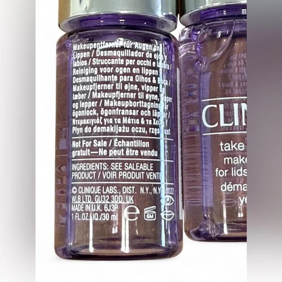 Clinique Take The Day Off Makeup Remover Bottles - Purple - Picture 2 of 2